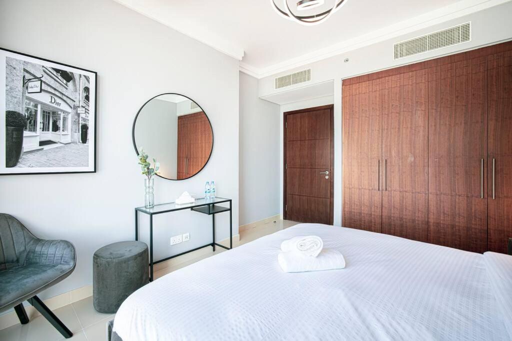 迪拜Magnificent Brand New Lux 3Br Burj & Fountain View公寓 外观 照片