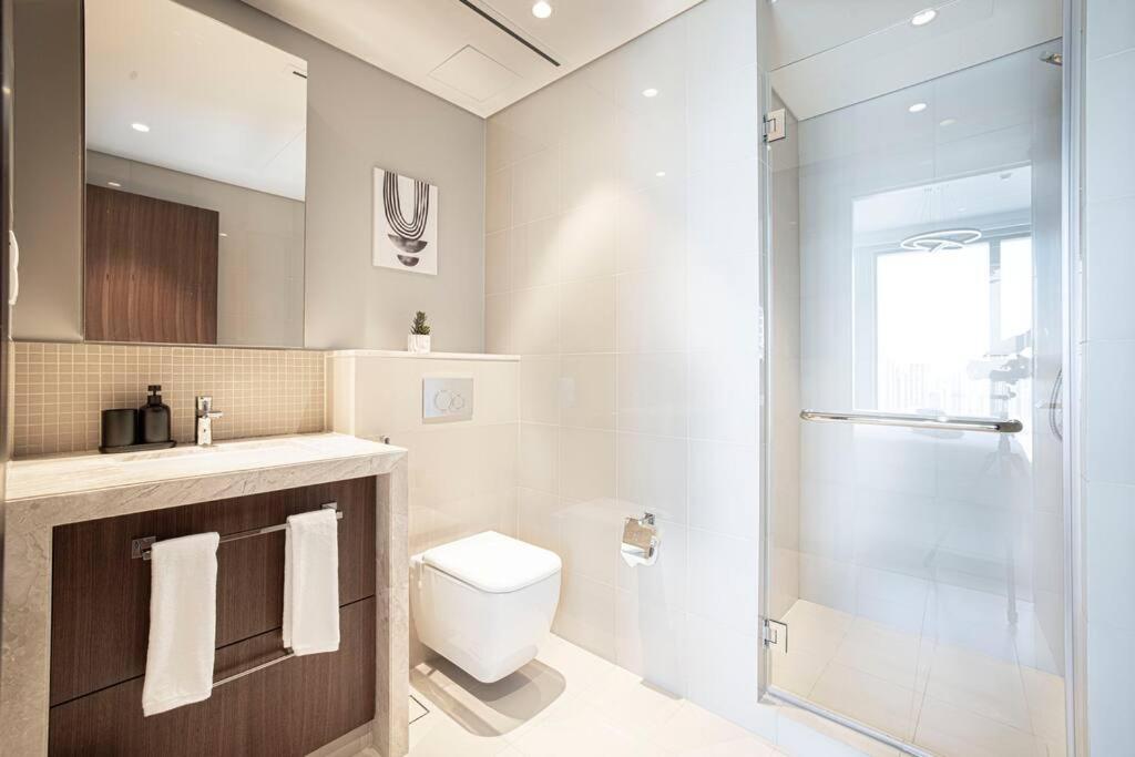 迪拜Magnificent Brand New Lux 3Br Burj & Fountain View公寓 外观 照片